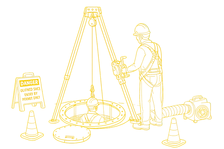 Enter and Work in Confined Space